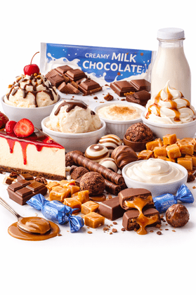 Milk derived confectionery